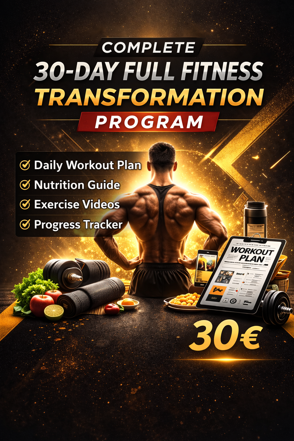 30-Day Full Fitness Transformation Program