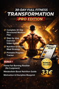 30-Day Full Fitness Transformation – PRO Edition